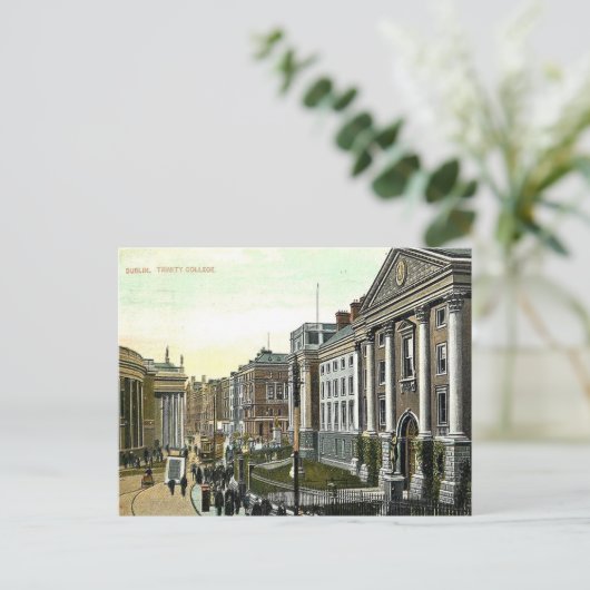 Old Postcard - Trinity Uni, Dublin Postkarte (Stehend Vorderseite)