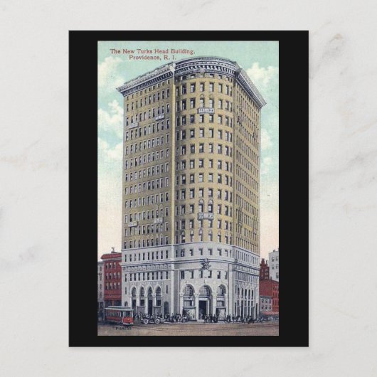 Old Postcard - Turks Head Gebäude, Providence RI Postkarte (Vorderseite)