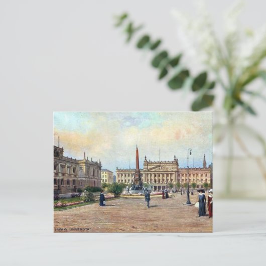 Old Postcard - Universität, Leipzig Postkarte (Stehend Vorderseite)