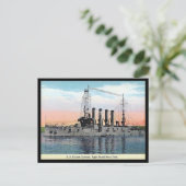 Old Postcard - US Cruiser "Colorado" Postkarte (Stehend Vorderseite)