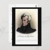 Old Postcard - US-Präsident Andrew Jackson Postkarte (Vorne/Hinten)