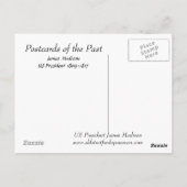 Old Postcard - US-Präsident James Madison Postkarte (Rückseite)