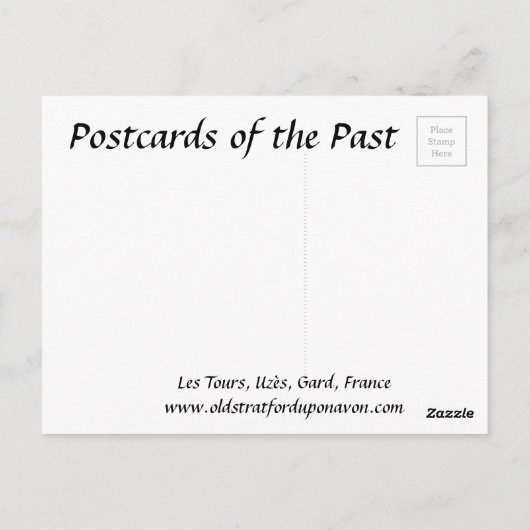 Old Postcard - Uzès, Gard, Frankreich Postkarte (Rückseite)