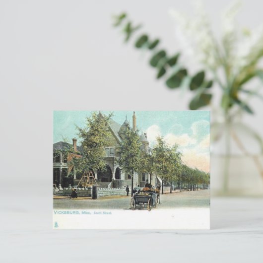 Old Postcard - Vicksburg, Mississippi, USA Postkarte (Stehend Vorderseite)