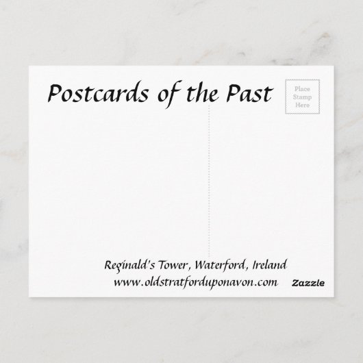 Old Postcard - Waterford, Irland Postkarte (Rückseite)