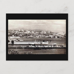 Old Postcard - Waterfront, Seattle, Washington Postkarte