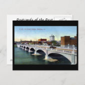 Old Postcard - Waterloo, Iowa, USA Postkarte (Vorne/Hinten)