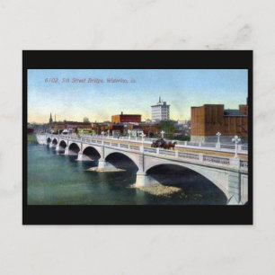 Old Postcard - Waterloo, Iowa, USA Postkarte