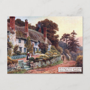 Old Postcard - West Porlock, Somerset Postkarte