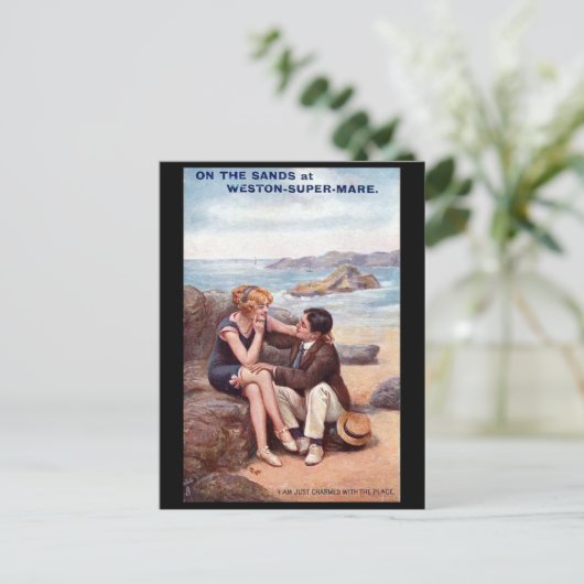 Old Postcard - Weston-super-Mare, Somerset Postkarte (Stehend Vorderseite)