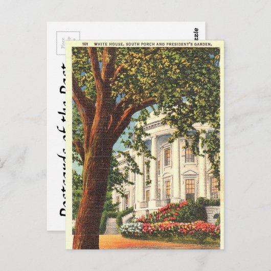 Old Postcard - White House, Washington, DC Postkarte (Vorne/Hinten)