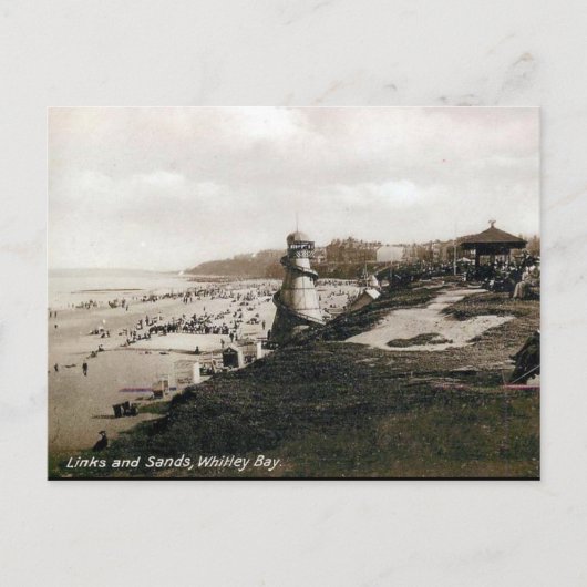 Old Postcard - Whitley Bay, Tyne and Wear Postkarte (Vorderseite)