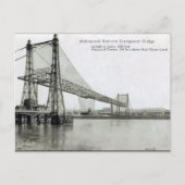 Old Postcard - Widnes & Runcorn Transporter Bridge Postkarte (Vorderseite)