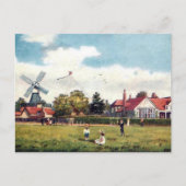 Old Postcard - Wimbledon Common, London Postkarte (Vorderseite)