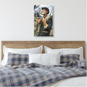 Old Potato man Statue Sioux Falls SD Mckennan Park Leinwanddruck (Insitu (Schlafzimmer))