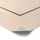 Old Pottstown PA Map (1871) Poster (Ecke)