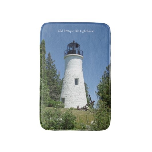 Old Presque Isle Lighthouse Badematte (Vorderseite Vertikal)