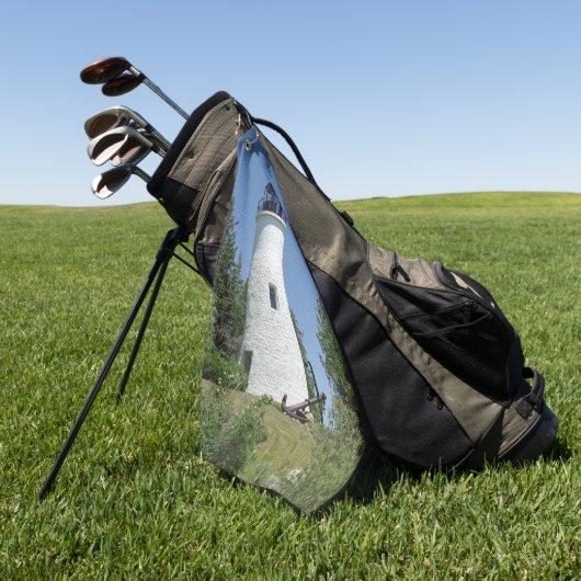 Old Presque Isle Lighthouse Golfhandtuch (Gras)