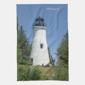 Old Presque Isle Lighthouse Küchentücher (Vertikal)
