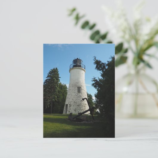 Old Presque Isle Lighthouse Postkarte (Stehend Vorderseite)