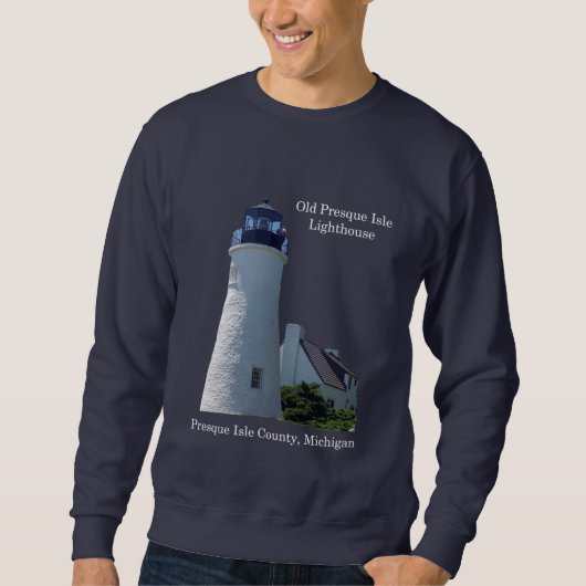 Old Presque Isle Lighthouse Shirt dunkel (Vorderseite)