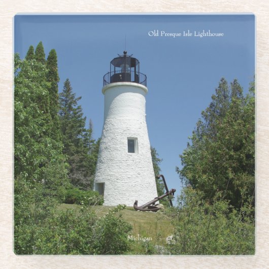 Old Presque Isle Lighthouse Untersetzer (Vorderseite)