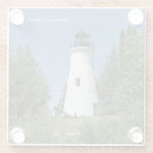 Old Presque Isle Lighthouse Untersetzer (Rückseite)