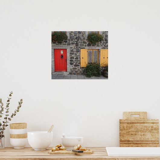 Old Quebec City, Kanada Poster (Küche)