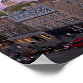 Old Quebec City, Quebec Design Poster (Ecke)