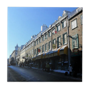 Old Quebec City, Quebec, Kanada Fliese