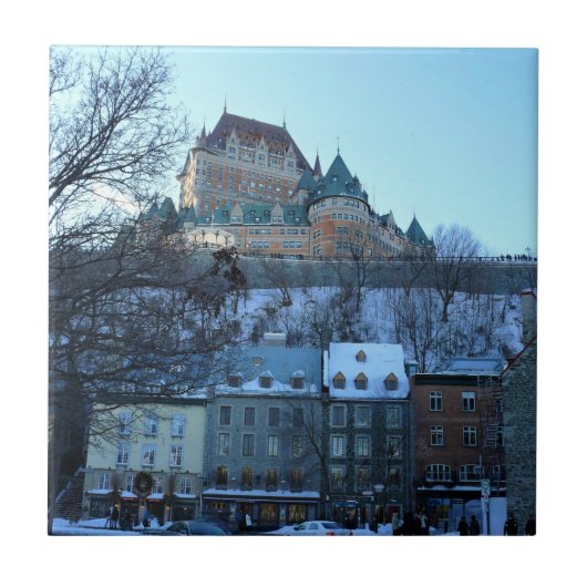 Old Quebec City, Quebec, Kanada Fliese (Vorderseite)