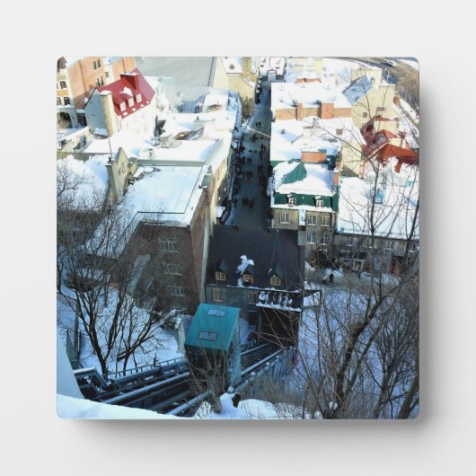 Old Quebec City, Quebec, Kanada Fotoplatte (Vorderseite)