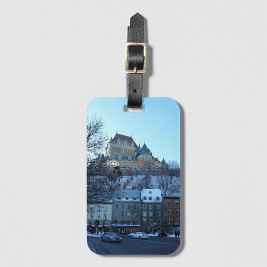 Old Quebec City, Quebec, Kanada Gepäckanhänger (Vorderseite Vertikal)