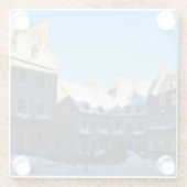 Old Quebec City, Quebec, Kanada Glasuntersetzer (Rückseite)