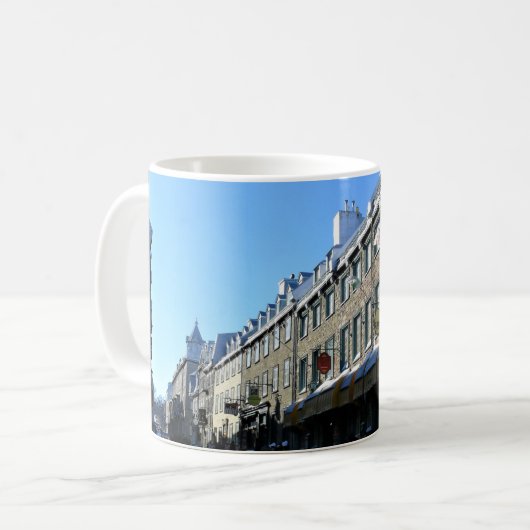 Old Quebec City, Quebec, Kanada Kaffeetasse (Vorderseite Links)