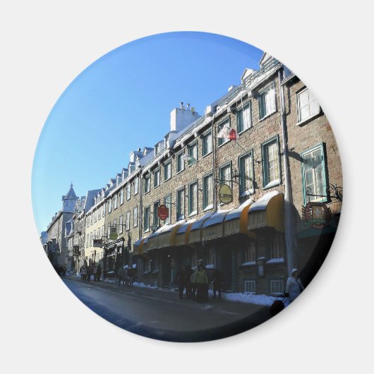 Old Quebec City, Quebec, Kanada Magnet (Vorne)