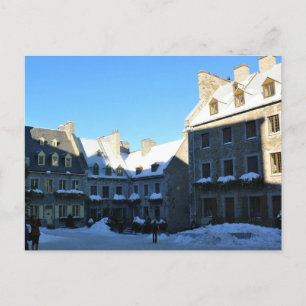 Old Quebec City, Quebec, Kanada Postkarte