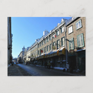 Old Quebec City, Quebec, Kanada Postkarte