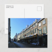 Old Quebec City, Quebec, Kanada Postkarte (Vorne/Hinten)
