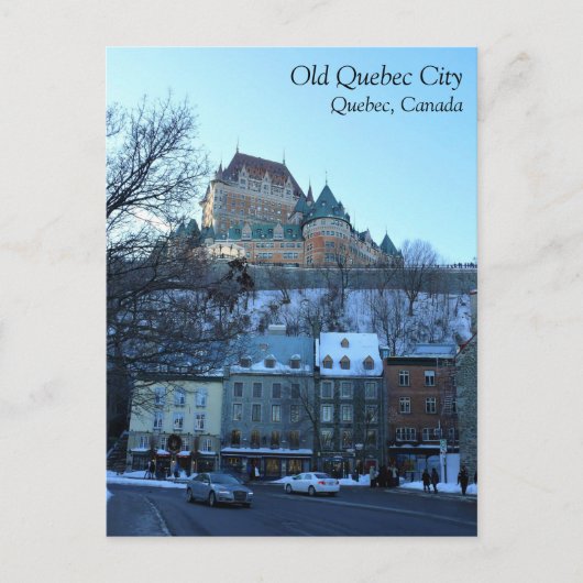 Old Quebec City, Quebec, Kanada Postkarte (Vorderseite)