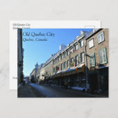 Old Quebec City, Quebec, Kanada Postkarte (Vorne/Hinten)