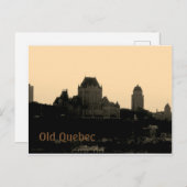 Old Quebec Postkarte (Vorne/Hinten)