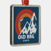 Old Rag Mountain Sun Adler Ornament Aus Metall (Rechts)