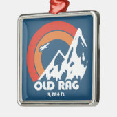 Old Rag Mountain Sun Adler Ornament Aus Metall (Links)