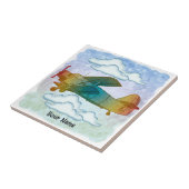 Old Rainbow Plane Fliese (Seite)