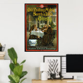 Old Reading Abbey Whisky Poster (Heimbüro)
