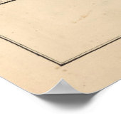 Old Reading PA Map (1877) Poster (Ecke)