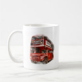 Old Red London Bus Kaffeetasse (Links)