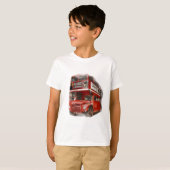 Old Red London Bus T-Shirt (Vorne ganz)