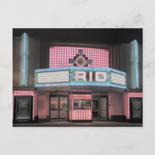 Old Rio Theater Postkarte (Vorderseite)